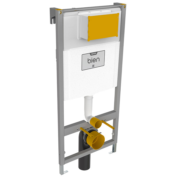 PRO-D Built-In Cistern for Panel Wall 3/6 L Quick Installation