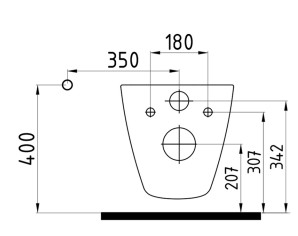 Wall-Hung Toilet No-Rim Concealed Installation