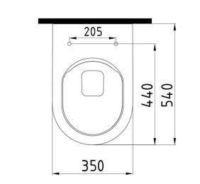 Wall-Hung Toilet No-Rim Concealed Installation