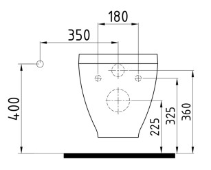 Wall-Hung Toilet No-Rim Concealed Installation