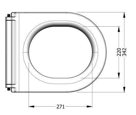 Monoslim UF/Duroplast AB Softclose Easy Release Toilet Seat White